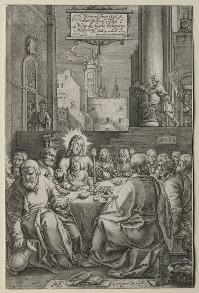 The Passion: The Last Supper by Hendrick Goltzius