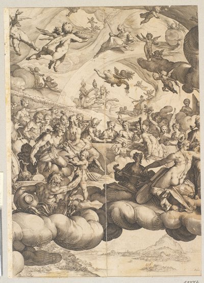 The Wedding of Cupid and Psyche by Hendrick Goltzius