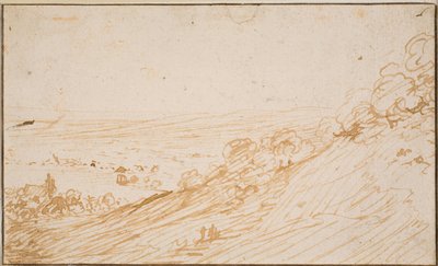 Landscape with Slope by Hendrick Goudt