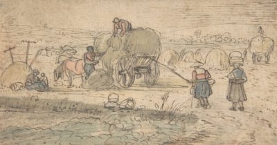 Peasants Loading Hay by Hendrick. Hendrick Avercamp,Avercamp