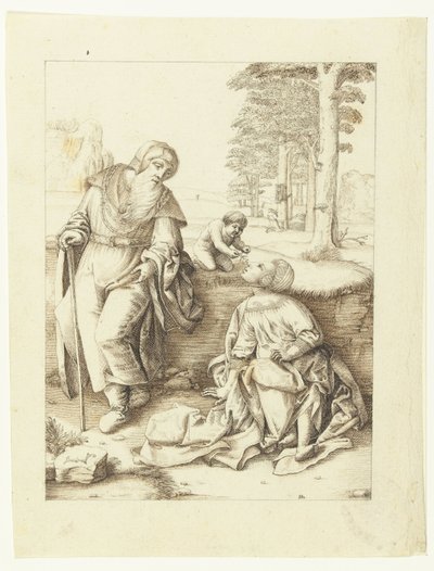 The Holy Family by Hendrick Hondius (I)