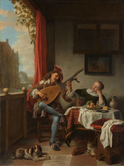 The Lutenist by Hendrick Martensz. Sorgh