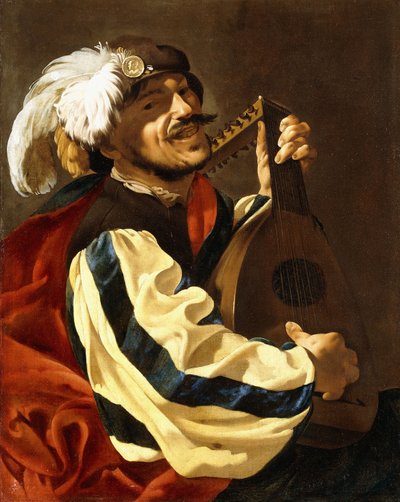 A Lute Player by Hendrick ter Brugghen