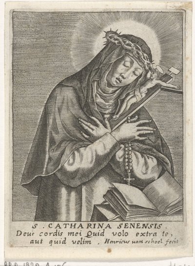 St. Catherine of Siena by Hendrick van Schoel