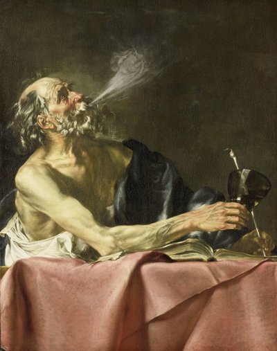 The Smoker Allegory of Transience by Hendrick van Someren