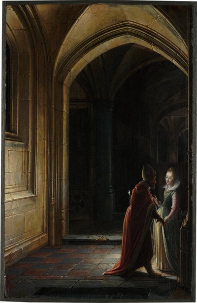 Esther and Mordecai by Hendrick van Steenwijk the Younger