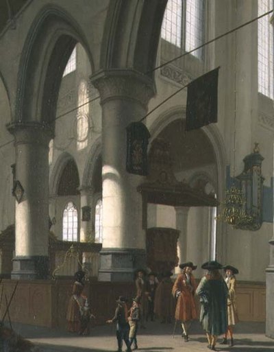 A Church Interior by Hendrick van Streeck