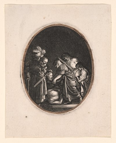 Beheading of St. John the Baptist by Hendrick von Goudt
