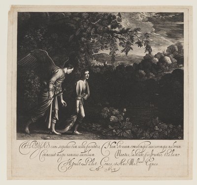 Tobias and the Angel by Hendrick von Goudt
