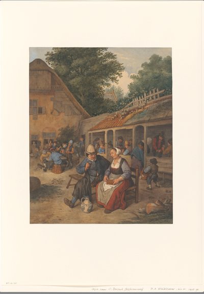 Peasant Inn by Hendrik Abraham Klinkhamer