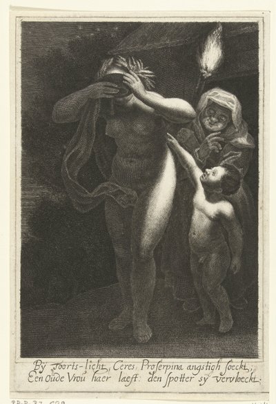 Ceres and Stellio by Hendrik Bary