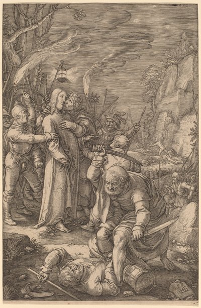 Christ Taken Captive by Hendrik Goltzius