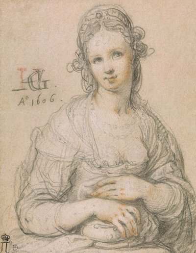 Courtesan by Hendrik Goltzius