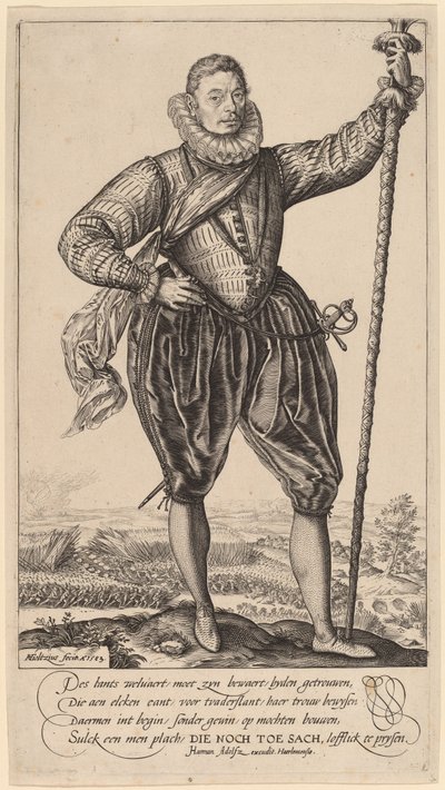Gerrit de Jong by Hendrik Goltzius