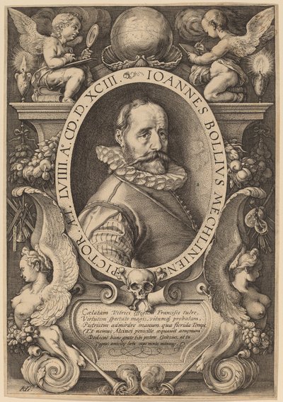 Hans Bol by Hendrik Goltzius