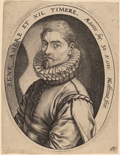 Hieronymus Scholiers by Hendrik Goltzius