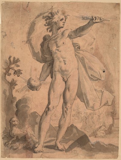 Ignis by Hendrik Goltzius
