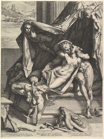 Mars and Venus by Hendrik Goltzius