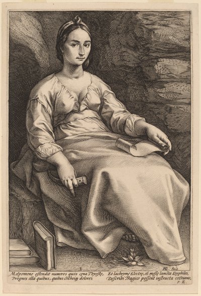 Melpomene by Hendrik Goltzius