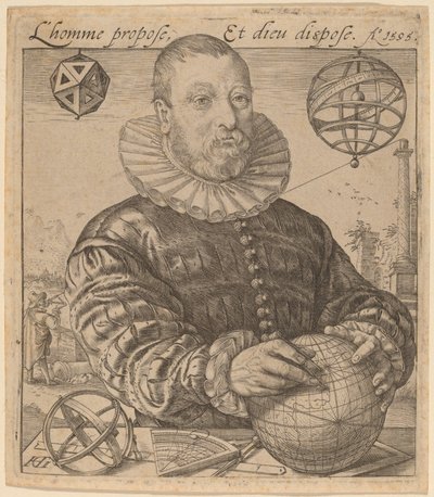 Nicolaus Petri van Deventer by Hendrik Goltzius