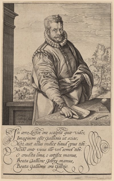 Philip Galle by Hendrik Goltzius
