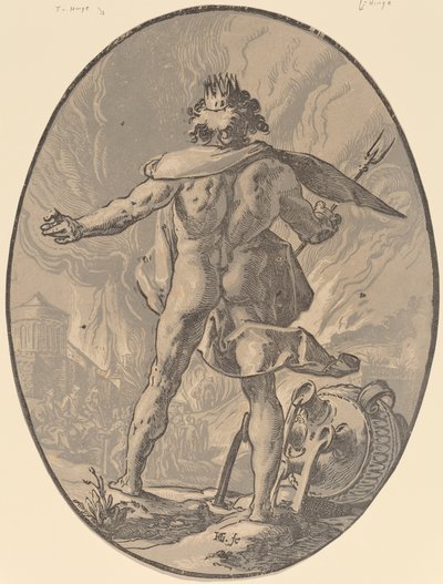 Pluto by Hendrik Goltzius