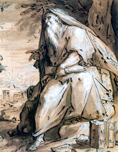 Prophet by Hendrik Goltzius