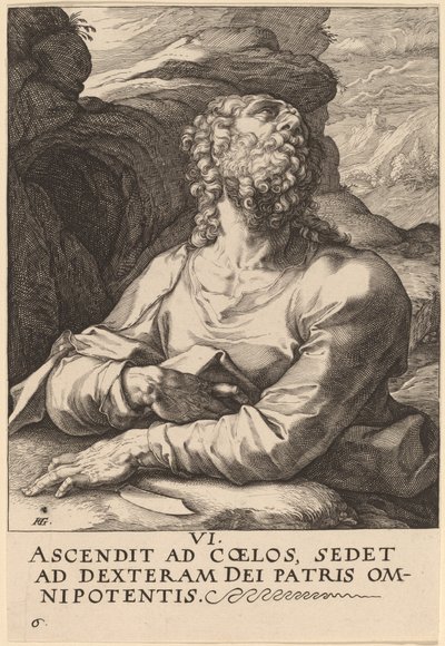 Saint Bartholomew by Hendrik Goltzius