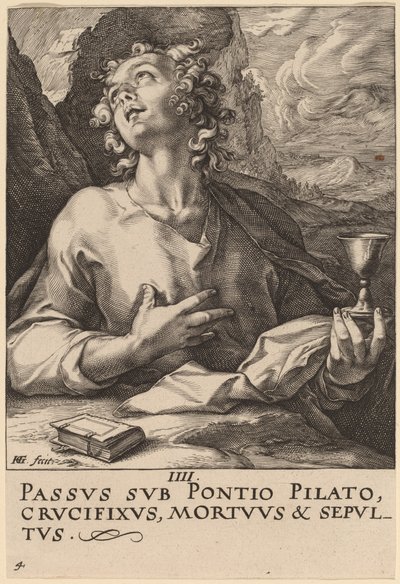 Saint John by Hendrik Goltzius