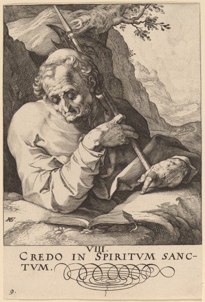 Saint Matthew by Hendrik Goltzius