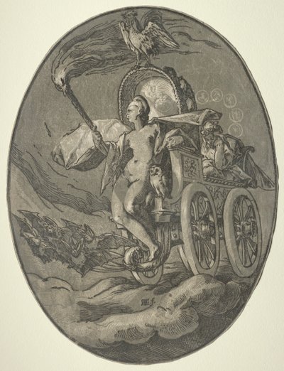 Seven Deities: Nox Night by Hendrik Goltzius