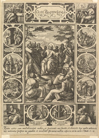 The Eight Beatitudes by Hendrik Goltzius