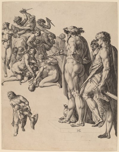 The Massacre of the Innocents by Hendrik Goltzius