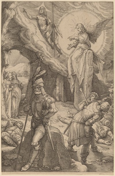 The Resurrection by Hendrik Goltzius