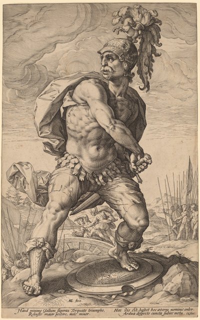 Titus Manlius Torquatus by Hendrik Goltzius