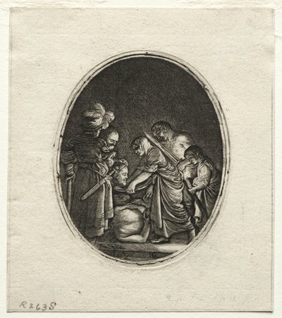 The Beheading of Saint John the Baptist by Hendrik Goudt