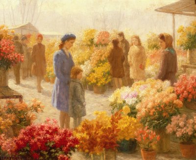 Flower Market by Hendrik Heyligers
