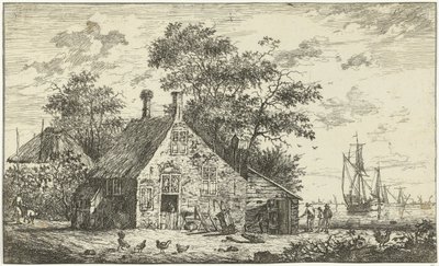 Farm by a River by Hendrik Kobell