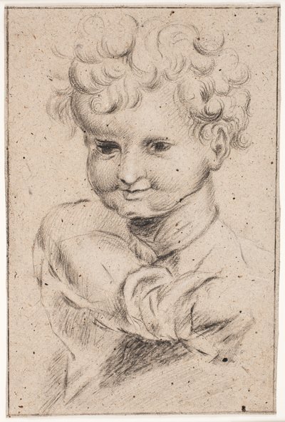 Child Study, Head and Upper Body by Hendrik Krock