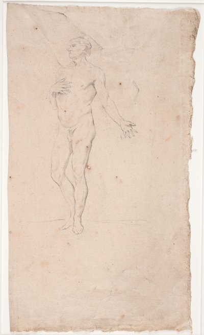Male Model Study, Standing by Hendrik Krock