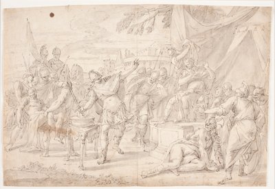 Mucius Scaevola by Hendrik Krock