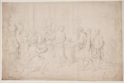 Rebecca at the Well by Hendrik Krock