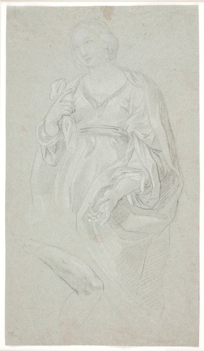 Standing Woman. Knee Piece. Study of an Arm by Hendrik Krock
