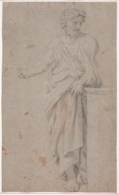 Standing man. Study after Raphael