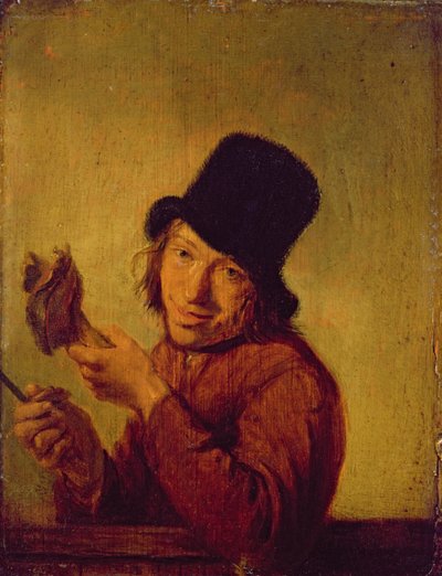 The Ham Eater by Hendrik Martensz Sorgh