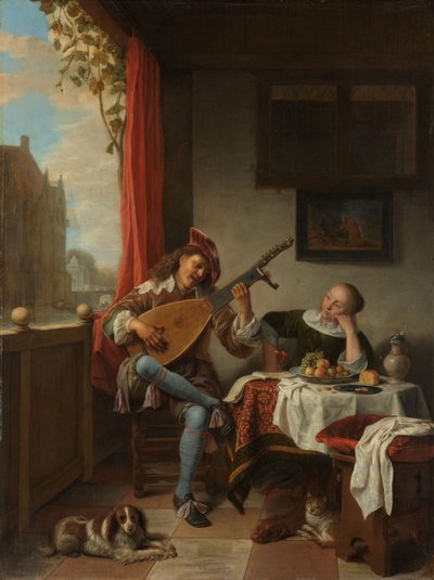 The Lute Player by Hendrik Martensz Sorgh