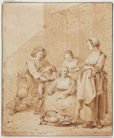 The Poultry Woman by Hendrik Meijer