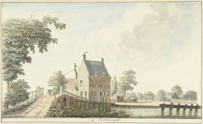 Inn the Voetangel on the Utrecht Canal by Hendrik Tavenier