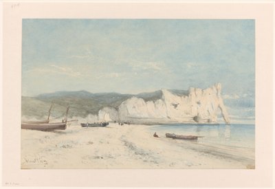 Coastal Landscape with White Chalk Cliffs by Hendrik Veder