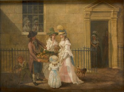 Vegetable Seller by Hendrik Willem Schweickardt